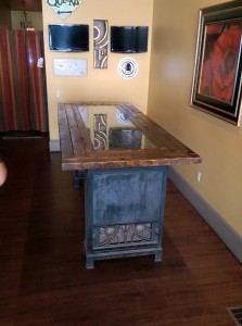 Large Bar Table Top for Gambrinu's Libation Emporium in Owensboro, Kentucky.