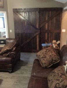 Reclaimed Barn wood sliding Barn doors